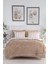 Comfort Set Yeni Nesil Wellsoft Yorganlı 3 Parça Çift Kişilik Soft Line Bej 1