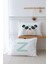 2'li Yastık Kılıfı (50X70) Mint Mavi Panda - Harf Serisi - Z Harfi 1