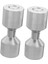 2 Delikli Pim Alüminyum 1-1/8 "iki Delikli Flanş Hizalama Set Argent (Yurt Dışından) 2