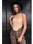 Fermuarlı Straplez Kadın Crop Bluz 1