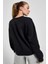 Women's Jordan Essential Crew Loose Fit Kadın Büyük Beden Sweatshirt Siyah 2