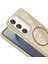 Galaxy S24 Fe Kılıf Magsafe Şarj Özellikli Parlayan Simli Okso Kapak Gold 3
