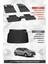 Renault Clio 5 2020+ Uyumlu 4.5D Premium Havuzlu Oto Paspas ve Liner Marka 3D Bagaj Havuzu - Clio 1