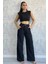 Kadın Crop Bluz Pantolon Ikili Takım 1
