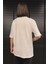 Kadın Bisiklet Yaka Oversize Basic Tişört 3