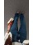 Relaxed Fit Koyu Mavi Jean 3