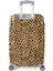 Kahverengi Leopar Desenli Pc Büyük Boy Valiz (70CM) 16843 4