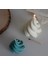 Dekoratif Spiral Şekilli El Yapımı Mum, Doğal Soya Wax , 12 x 8 cm 3