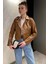 Kadın Fermuarlı Crop Top Suni Deri Ceket 1