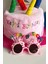 Happy Birthday Parti Gözlük Cupcake Temalı Pembe 4