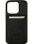 iPhone 15 Pro Uyumlu Suni Deri Kart Girişli Standlı Pro Card Silikon Kılıf 1
