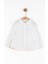 Beyaz Rahat Kesim Pamuklu Nefes Alabilir Kumaş Şık ve Günlük Kız Çocuk Gömlek 1