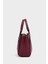 Bordo Kadın Mini Tote El ve Omuz Çantası 5