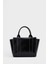 Siyah Kadın Mini Tote El ve Omuz Çantası 4