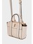 Krem Kadın Mini Tote El ve Omuz Çantası 1