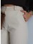 Beige Yüksek Bel Gabardin Pantolon 4