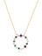 Cecilia Jewellery, Gökkuşağı Kolye, Zirconia Renkli Taşlı Kolye, 18 Ayar Altın Kaplama Kolye, 925 Ayar Gümüş Kolye,zirconia Ametist Kolye, Zirconia Zümrüt Kolye 1