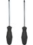 2 Adet Ucu Mıknatıslı Düz ve Yıldız Tornavida Siyah Saplı Düz ve Yıldız Uçlu 5X125 mm 1