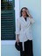 Açık Beige Kemer Detay Blazer Ceket 3