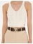Kadın Beyaz Crop Top Triko Bluz 50284237-VR013 6