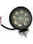 9V-48V ÇALIŞMA LAMBASI 27W (9 LEDLİ) YUVARLAK (114 MM) 1