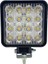 8V-110V Çalışma Lambası Kare (16 x 3W Power Ledli) (109*109*28 Mm) 1