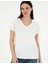 Kadın Ekru Regular Fit Tişört 50301452-VR019 3