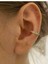 316 L Cerrahi Çelik Çift Zirkon Taşlı, Kilitli Halka Piercing-Çap 8mm- 1 Adet 2