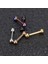 316 L Cerrahi Çelik Barbell/ Halter Piercing - Bar Kalınlığı 1,2 mm - 1 Adet (Top Çap 3 Mm) 3