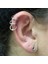 Cerrahi Çelik 2,5mm Top Stopperlı Halka Hızma /piercing -Kalınlığı 1 Mm- 1ADET 5