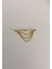 Cerrahi Çelik Zincirli Top Top Gold Köprü Piercing - Bar Uzunluğu 38 Mm-1 Adet 5