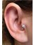925 Ayar Gümüş Dört Yapraklı Çiçek Mini Halka Piercing- 6 Mm- 1 Adet 1