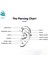 316 L Cerrahi Çelik Rainbow C Piercing-Çap 6mm-Kalınlığı 1,2mm-Top Çapı 3mm- 1 Adet 5