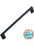 Metal Kulp 128 mm-12.8 cm Mobilya Çekmece Mutfak Dolabı Dolap Kapak Kulpları Siyah 1