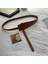 Kadınlar Için Tasarımcı Kemerler Kaliteli Düğüm Yumuşak Pu Deri Uzun Kuşak Geniş Ceket Ceinture Femme Elbise Kemer Cintos (Yurt Dışından) 3