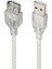 1.5 Metre 2.0V Şeffaf USB Uzatma Kablosu 1