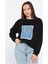 Kadın Bisiklet Yaka Üç İplik Şardonlu Sweatshirt P-00014198 2