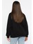 Kadın Bisiklet Yaka Üç İplik Şardonlu Sweatshirt P-00014198 3