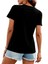 Kadın Baskılı Kadın Oversize V Yaka T-Shirt Salaş 2