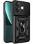 Oppo A3 Uyumlu Kılıf Yüzüklü Standlı Pars Siyah 1