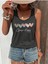 Kadın Oversize V Yaka T-Shirt Günlük Kullanım İçin Şık Tasarım Dijital Baskı 2