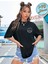 Unisex Bej Oversize T-Shirt 4