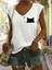 Pocket Printed Baskılı Kadın Oversize Salas T-Shirt Boyfriend 1