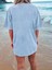 Kadın Peace And Love Baskılı Oversize T-Shirt 2