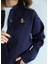 Lacivert Teddy Detay Hırka 4