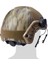 Kask Hızlı Ray Montaj Parçaları Kulaklık Ray Adaptörü Kulaklık Tutucu Seti Kask Rayı Süspansiyon Braketi Kask Aksesuarları-Haki (Yurt Dışından) 5