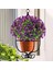 Silhouette 6 Paketler Uv Dalı Sahte Bitkiler Açık Sahte Plastik Çiçekler Bahçe Pencere Kutusu Sundurma Ev Mor (Yurt Dışından) 5