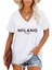 Kadın Baskılı Kadın Oversize V Yaka T-Shirt Salaş 1