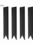 Silhouette 4 Paket Konektör Klipsi, 6 & 8 & 14 Inç Uzunluğunda Çelik Yatay Kenar Için Yükseklik Cor-Ten Metal Kazıklar, Siyah, 10,2 Inç (Yurt Dışından) 3