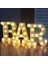 Silhouette Mektup Işıklı Tabelalar, Light Up Alfabe Harfleri, Düğün Doğum Günü Partisi Noel Ev Bar Dekorasyonu Için Uygun (Yurt Dışından) 5